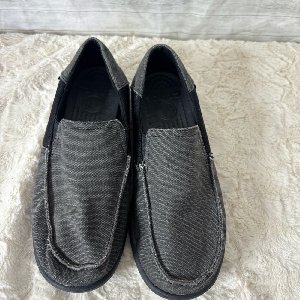 CROCS Men's Black Slip-On Loafers(A236)